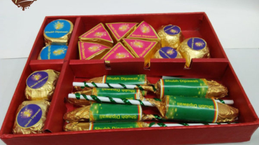 Cracker Shaped Chocolate Gift Box for Diwali