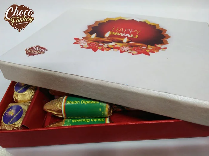 Cracker Shaped Chocolate Gift Box for Diwali