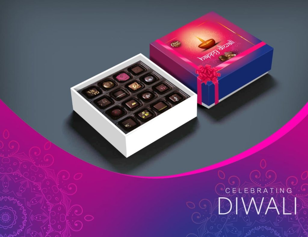 Handmade chocolate gift boxes for diwali, chocolate gift packs online shopping, chocolate gift boxes online