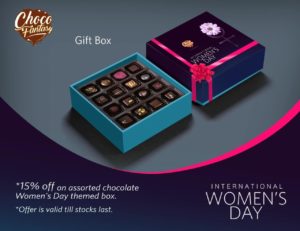handmade chocolate gifts for womens day kolkata