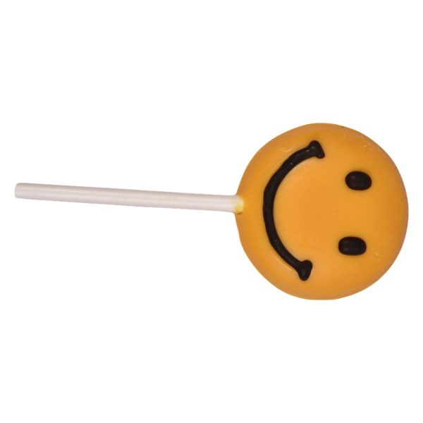 ChocoFantasy Pack of 5 Mango Flavoured Smiley Shape Lollipop 2