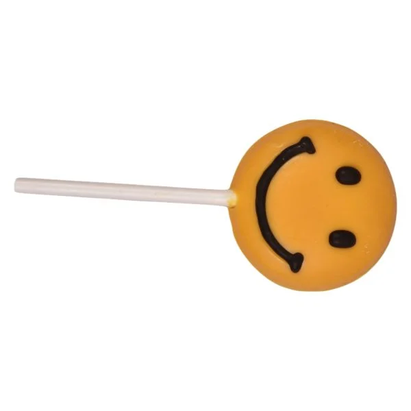 ChocoFantasy Pack of 5 Mango Flavor Smile Shape Lollipop 2