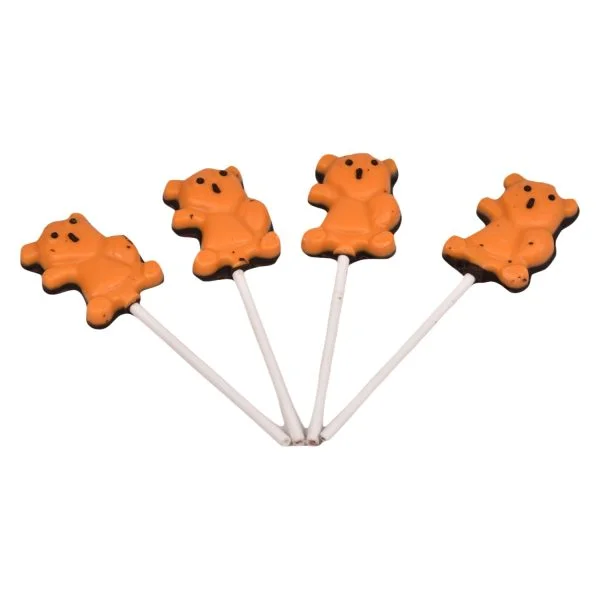 ChocoFantasy Pack of 5 Mango Flavoured Teddy Shape Lollipop - Image 4
