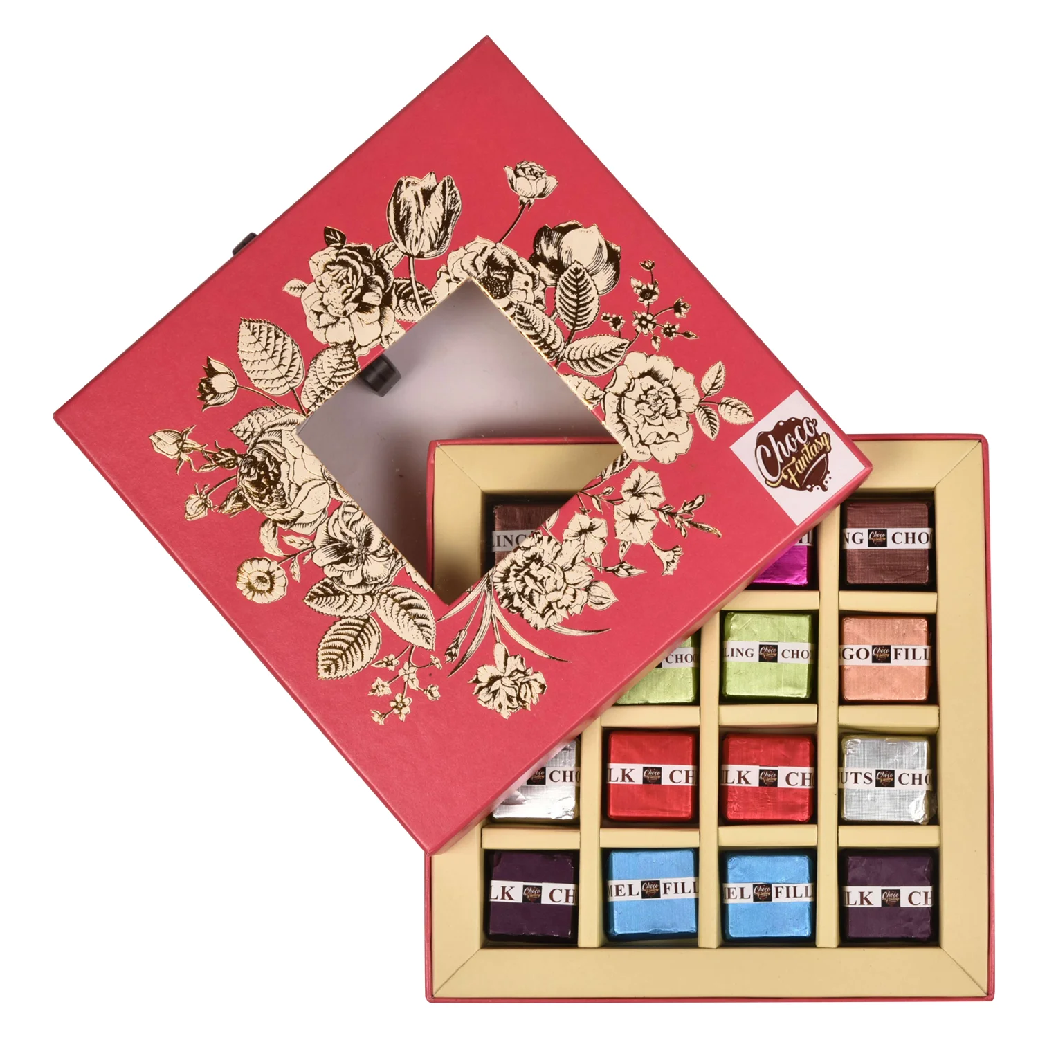 ChocoFantasy Pink Flower Assorted Chocolate Box - Image 5