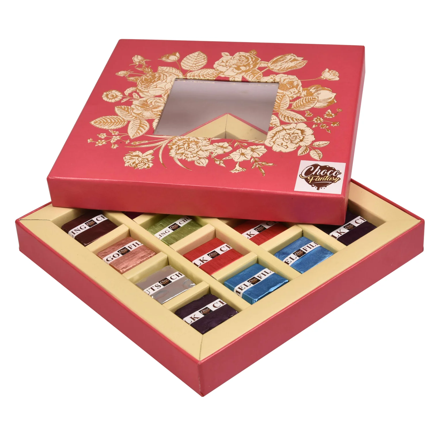 ChocoFantasy Pink Flower Assorted Chocolate Box - Image 3