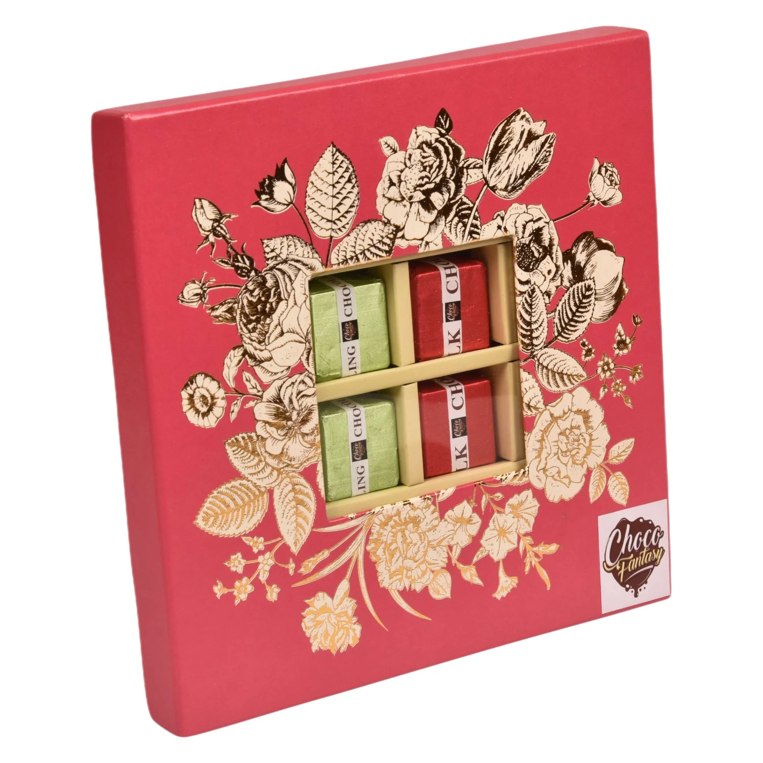 ChocoFantasy Pink Flower Assorted Chocolate Box - Image 2