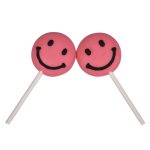 Strawberry Flavor Smile Shape Lollipop1