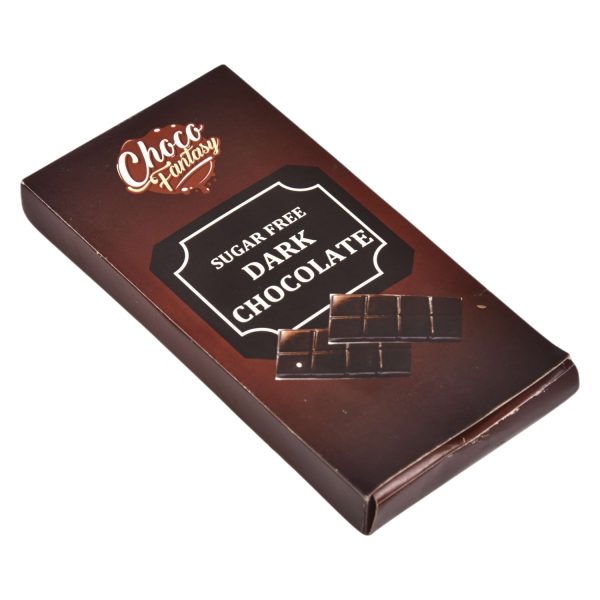 ChocoFantasy Pack of 2 Sugar Free Dark Chocolate Bar 4